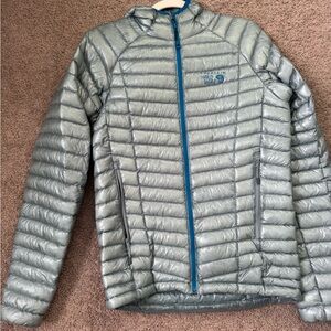 Mountain Hardwear Men’s Ghost Whisperer Jacket in light blue - Size Small